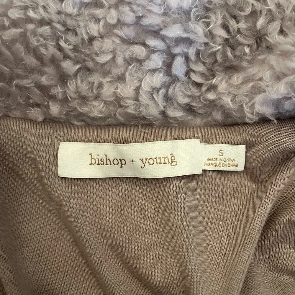 bishop + young Teddy Jacket in Grey Size Small - Picture 5 of 9
